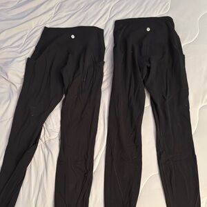 Black lululemon align with pockets Leggings